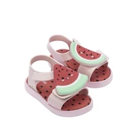 in stock mini melissa children sandals pineapple fruit sandals strawberry jelly girl baby avocado sandals toddler melissa shoes