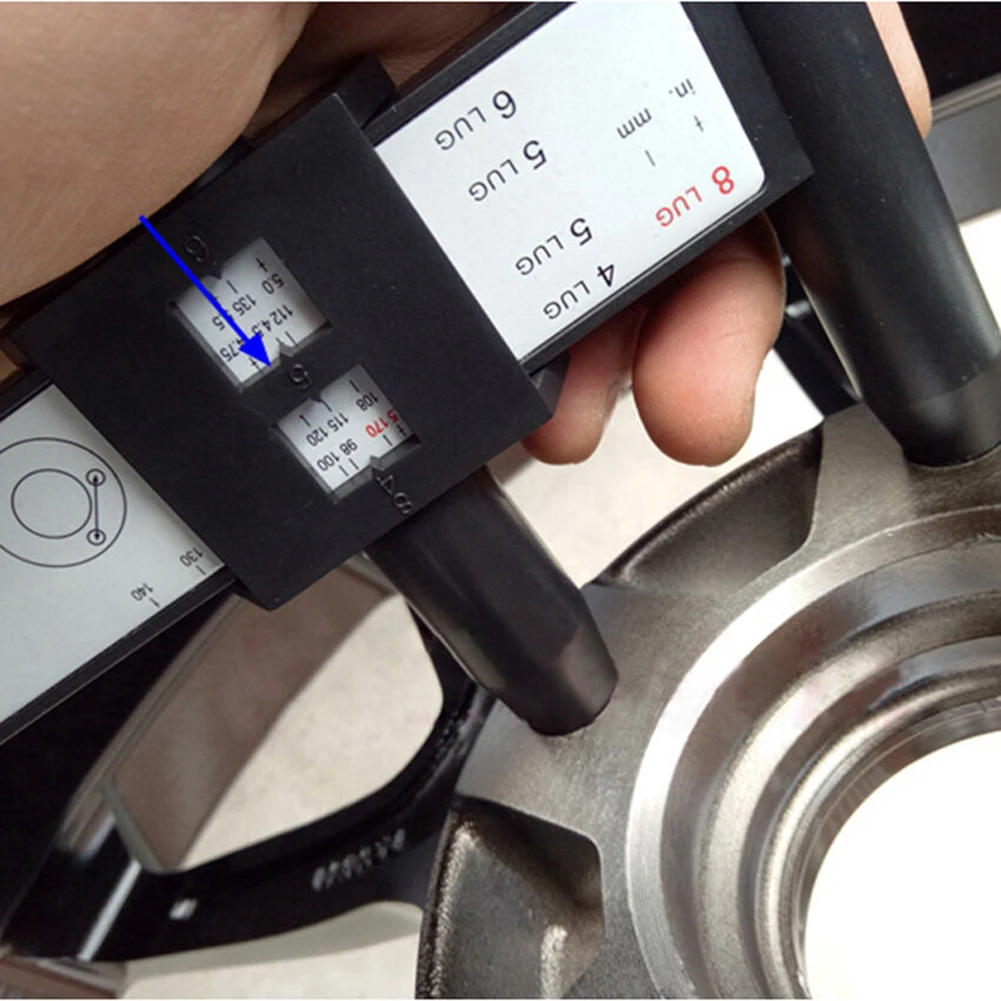 Portable Accurate Universal 4 5 6 8 Holes Lug Car Wheel Bolt Rim Pattern Measuring PCD Gauge Tool | Автомобили и мотоциклы