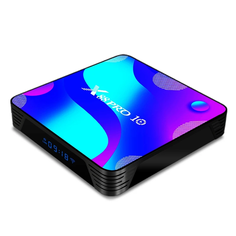 ТВ-приставка X88 PRO10 на Android приставка для Smart TV 10 RK3318 4 Гб + 32 ГБ 4K медиаплеер Pro с