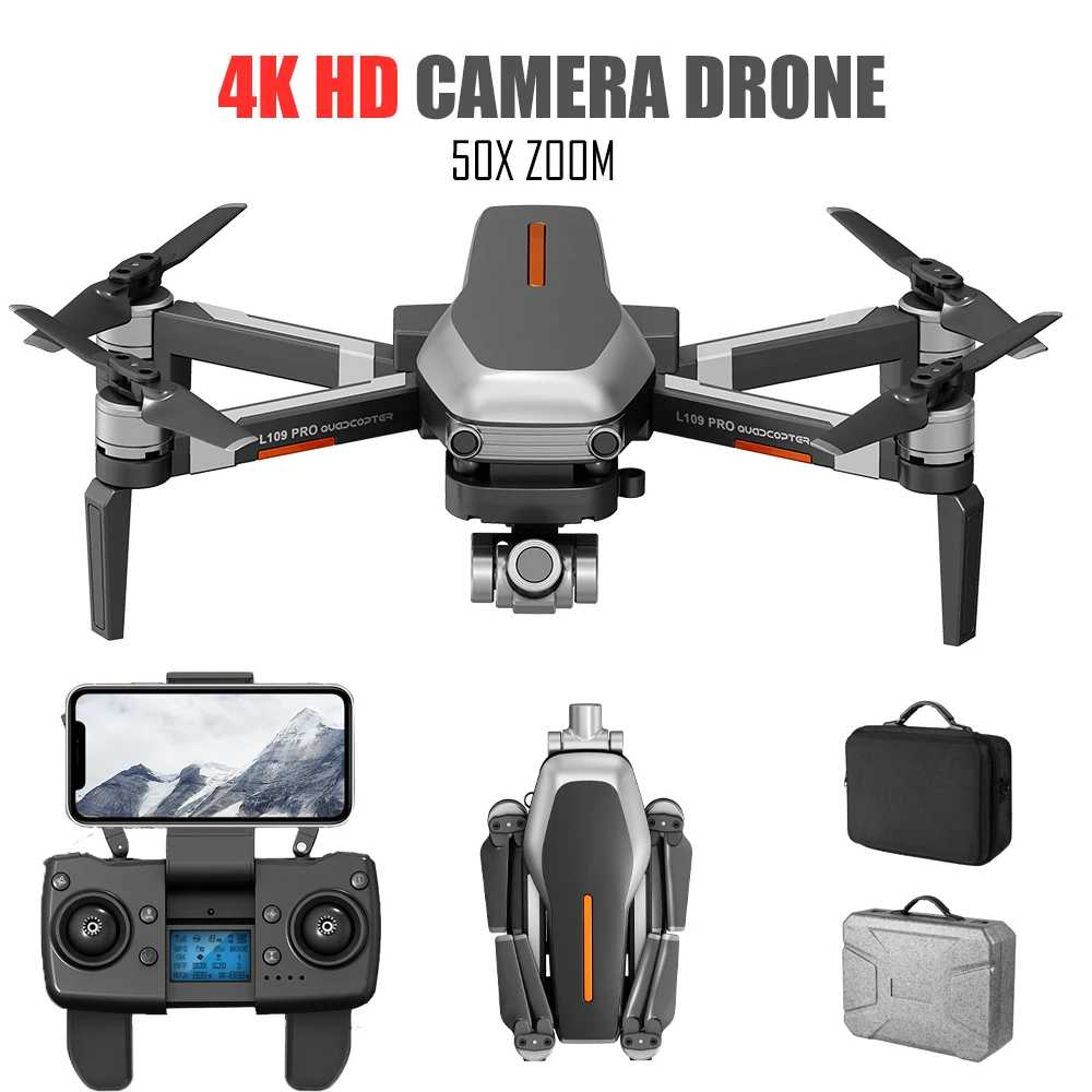 4K HD камера Дрон FPV 50X зум Pro GPS 5G WIFI Профессиональный Радиоуправляемый квадрокоптер