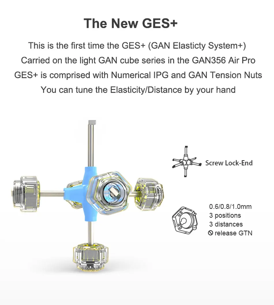 Gan354M 3x3x3 Магнитный куб Gan356 air SM X R S GAN XS RS 356 354 RSC GAN354 M 3x3 магический скоростной куб, развивающие игрушки