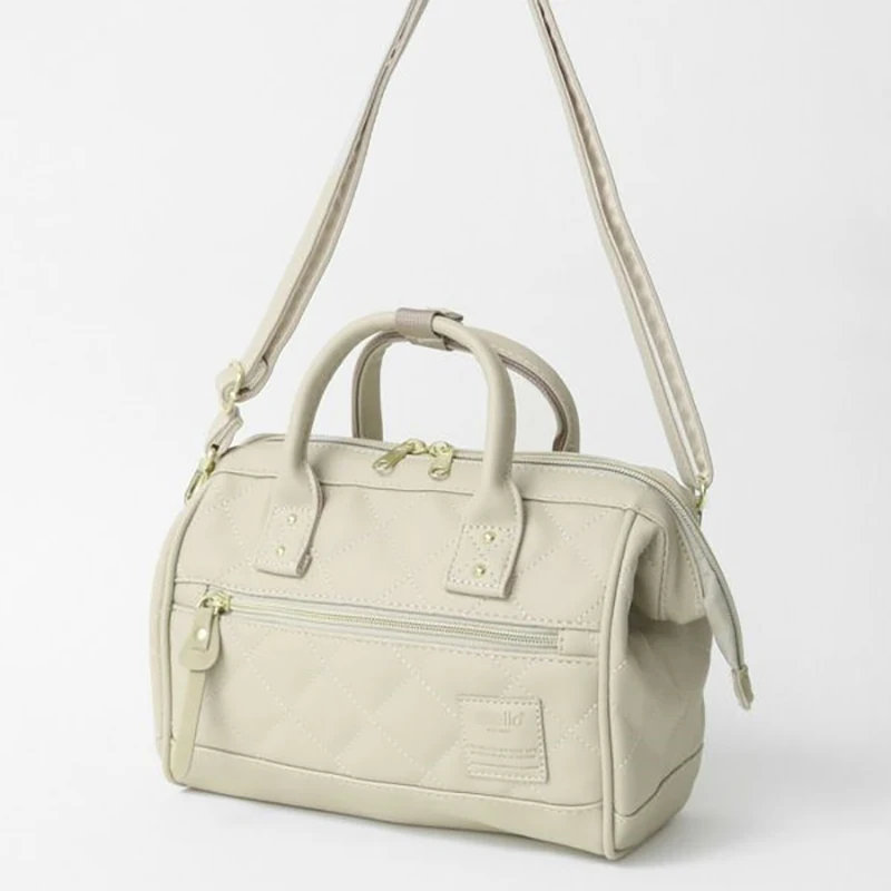 

2021 Japan Pu Messenger Bag One Shoulder Large Capacity White Commuter Burgundy Tote Bag Summer Fall Korean Female woman Bag