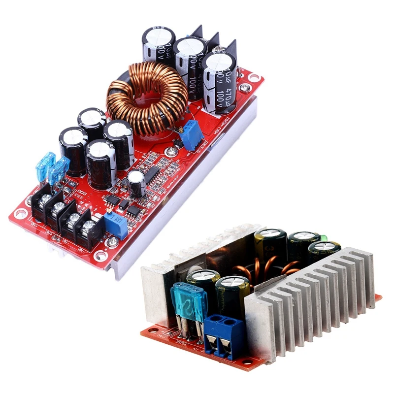 1Pcs 1200W 20a DC Converter Boost Car Step-Up Power Supply Module 8-60V To 12-83V &amp 15a Buck Adjustable 4-32V 12V 1.2 | Инструменты