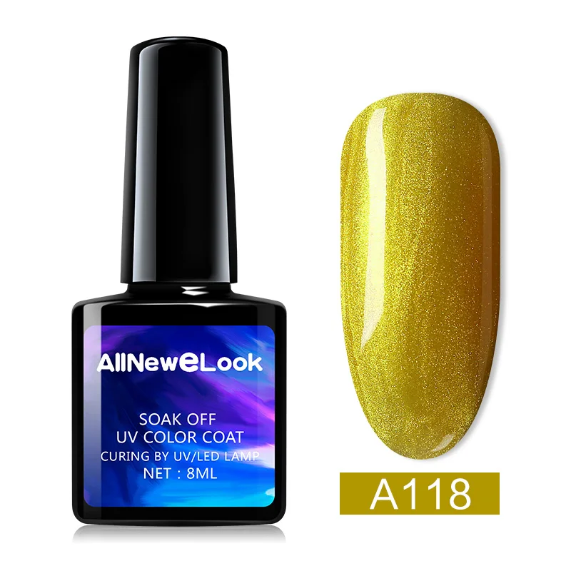118 Allnewelook гель для ногтей Гибридный лак Гель-лак замачиваемый Полупостоянный Гибридный лак для ногтей художественный Гель-лак для ногтей - Цвет: 118