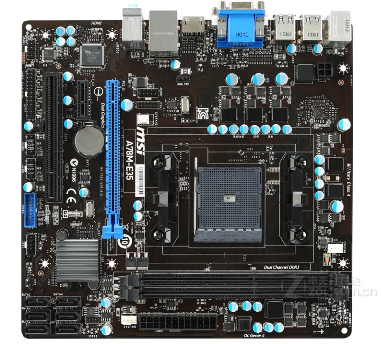 

Socket FM2+ MSI A78M-E35 Motherboard FM2+ DDR3 AMD A78 32GB PCI-E 3.0 USB3.0 SATA III Micro ATX For A10-7850K A8-6500T cpus