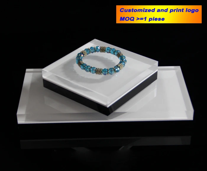 

Customized Acrylic Plate Jewelry Tray Bracelet Holder Little Doll Display Stand Necklace Watch Ring Holder Earring Organizer