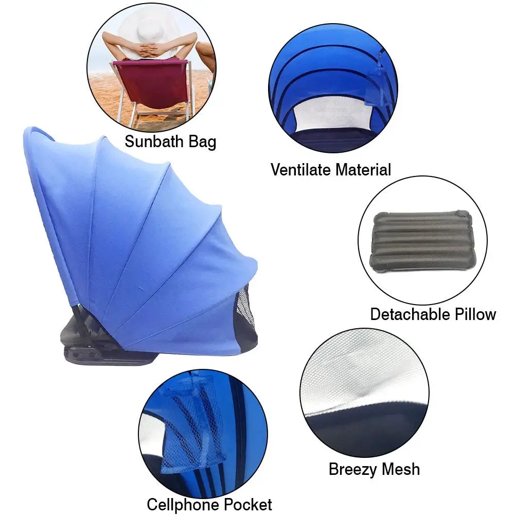 Легкий портативный солнцезащитный навес Пляжная палатка летний наружный