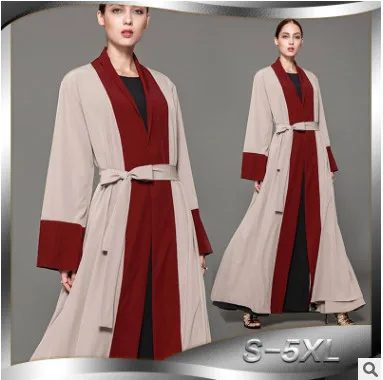 2020 размера плюс халат женский кардиган Дубай Абая фланелевый рукав пэчворк