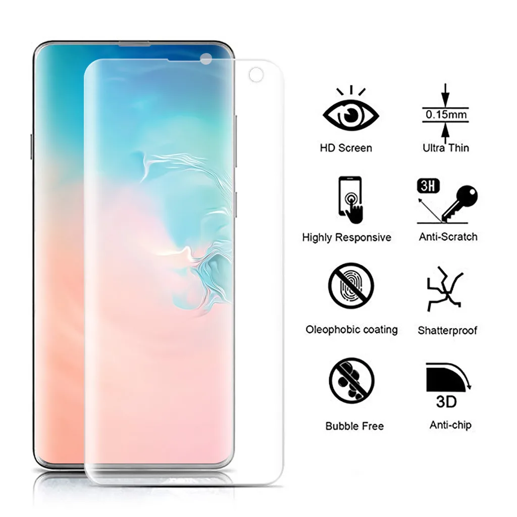 Binmer 1 шт прозрачное закаленное стекло полное покрытие для Samsung S10E 5 8 дюйма