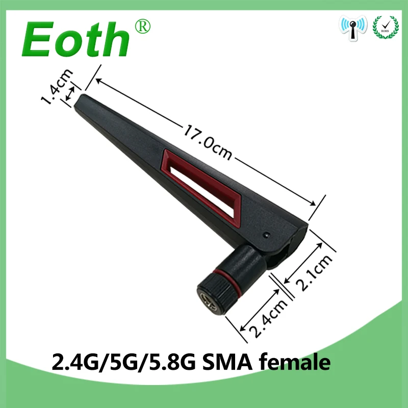 2 шт. 4 ГГц wi fi антенна 5 8 RP SMA реальные 8dBi АТС двухдиапазонный Wi Fi антенн г 5G 8G типа
