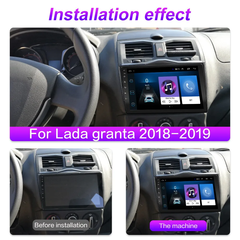 Автомагнитола для LADA Granta стерео система на Android 8 1 с 4G GPS видеоплеером Cross BA 3 2018 2019
