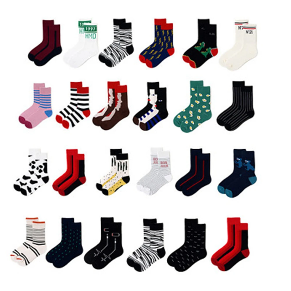 British style European and American street creative fashion trend in tube socks C56 | Женская одежда
