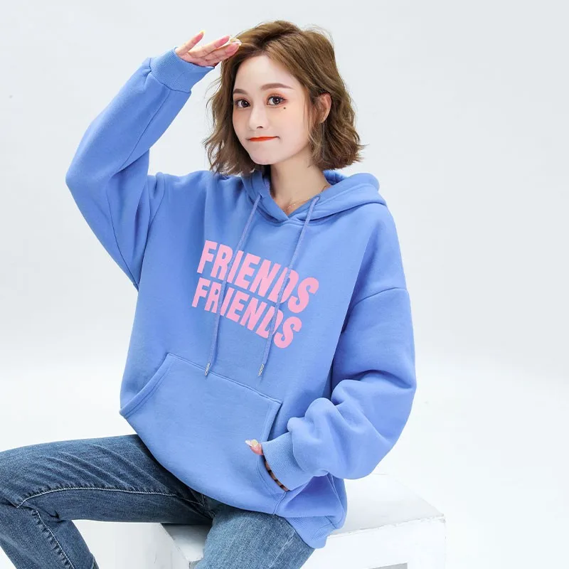 

Женская зимняя толстовка с капюшоном, с длинным рукавом