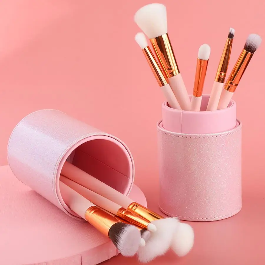 Профессиональные портативные Кисти для макияжа из искусственной кожи