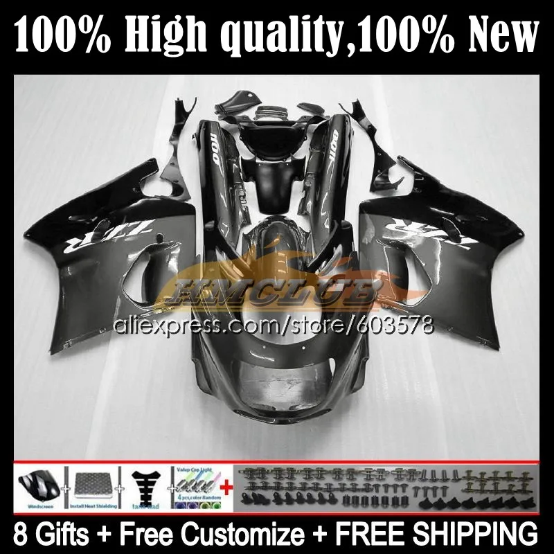 

Корпус для KAWASAKI NINJA ZX-11R ZX 11R ZX11 R 69CL.72 ZX-11 R ZZR1100 ZX11R 90 91 92 ZZR 1100 1990 1991 обтекатель серый черный