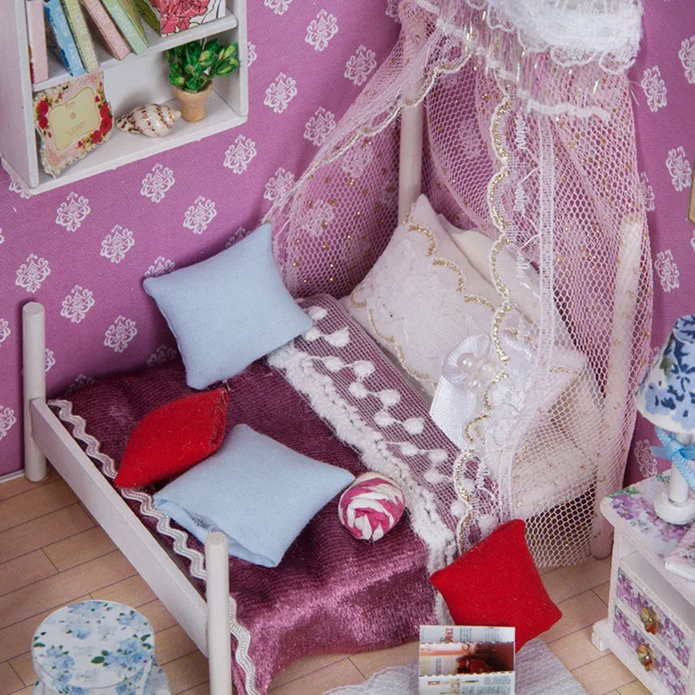 Кукольный дом Мечта Дом DIY миниатюрный Строительный набор деревянная мебель