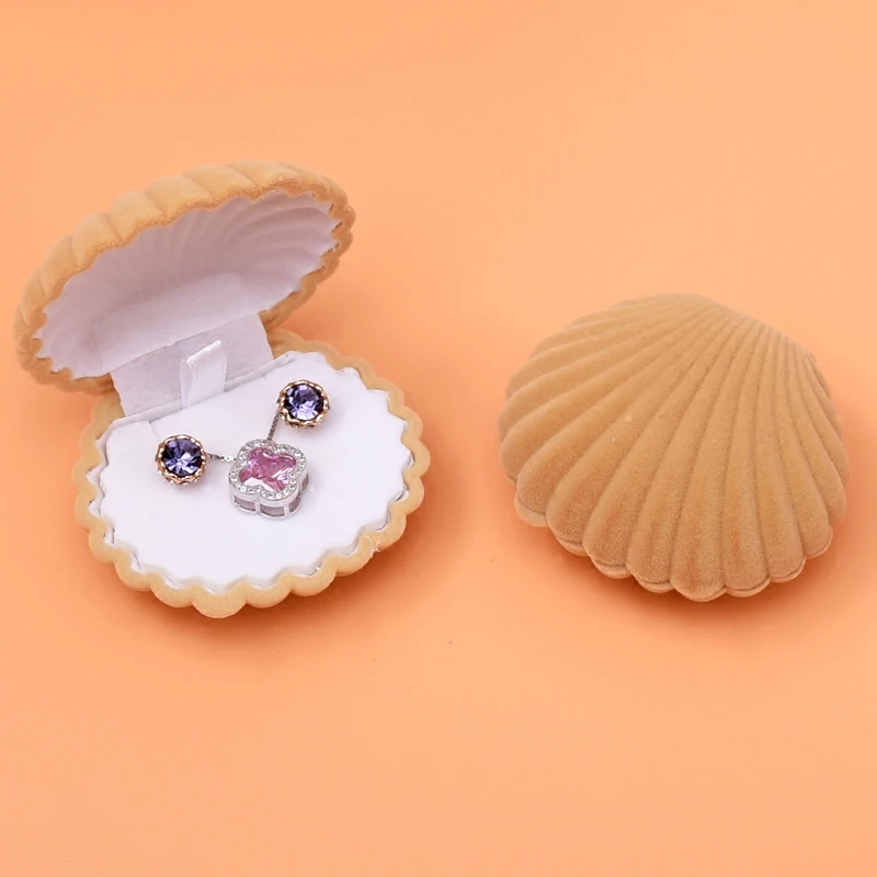 Модная бархатная коробка для ювелирных изделий ногтей бархатное кольцо