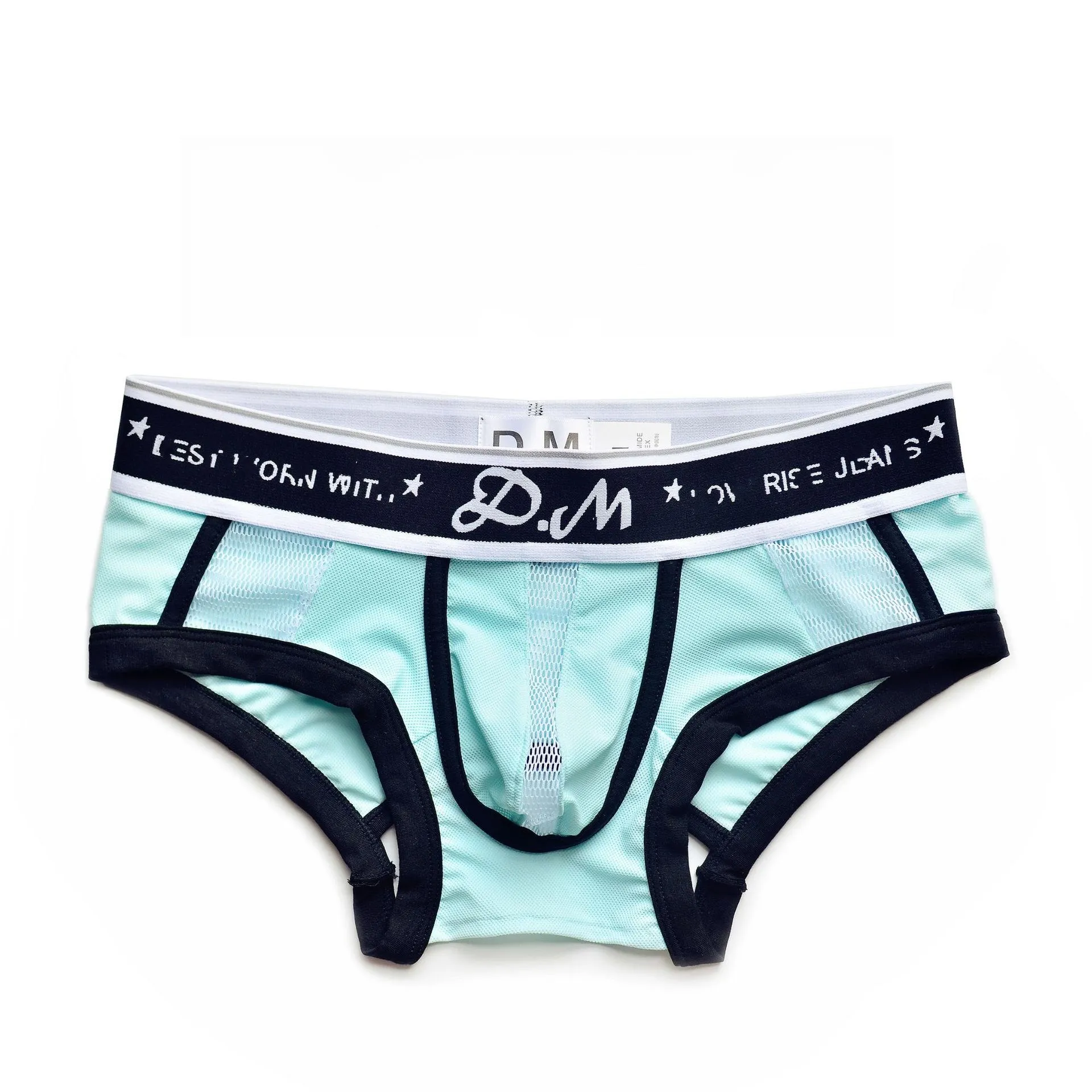 

L likable spring and autumn new stitching fashion men's underwear comfortable breathable sexy low waist wild briefs
