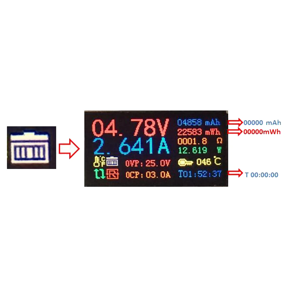 14/24 в 1 QC3.0 2,0 USB тестер постоянного тока цифровой вольтметр измеритель тока Амперметр детектор монитор Индикатор питания зарядное устройство