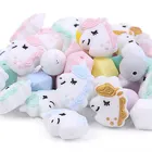 5 шт., силиконовые бусины-прорезыватели для зубов