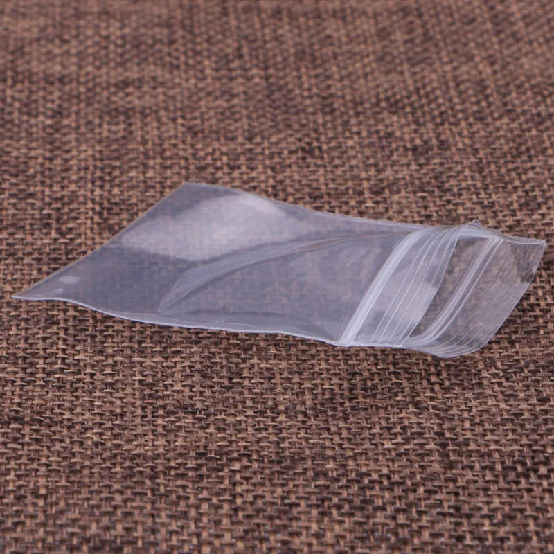 100 шт. пластиковые пакеты белая ручка самоуплотнение закрывающаяся молния