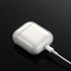 Хит продаж, ультра силиконовый чехол для наушников Apple Airpods, тонкий прозрачный чехол для хранения, защитный чехол из ТПУ