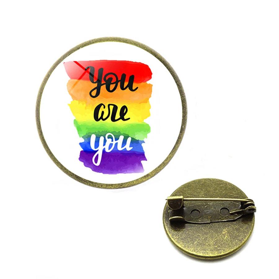 Креативные ЛГБТ броши в виде гордыни для геев лесбиянок радужная любовь