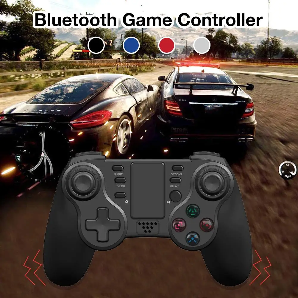 Беспроводной контроллер Bluetooth Вибрационный геймпад для PS4/PS 3/PC Беспроводная