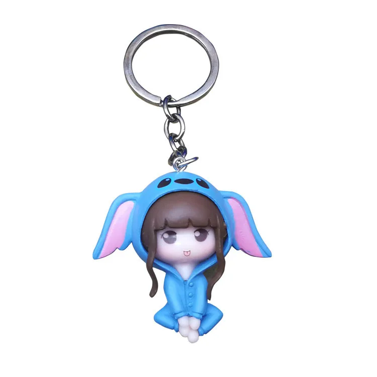 

WANGAIYAO creative cartoon cute girl keychain bag backpack pendant small gift