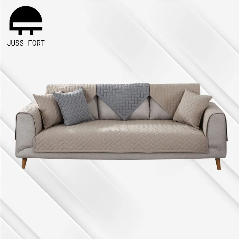 

Nordic Non-slip Sofa Cover Pet Dog Mat Couch Slipcovers Bay window Cushion All-inclusive Removable Multi-size Corner Sofa Towel