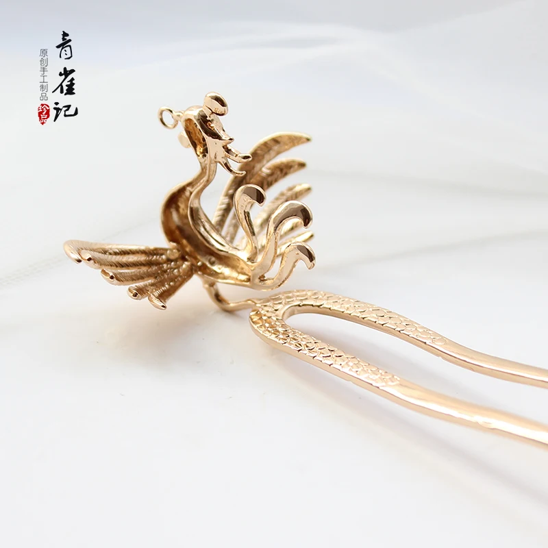 Заколка для волос в старинном стиле Hanfu аксессуары костюм пошагового