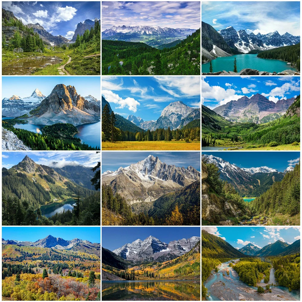 

5D DIY Landscape Diamond Painting Cross Stitch Full Square Round Drill Embroidery Colorful Handmade Room Wall Decor Craft