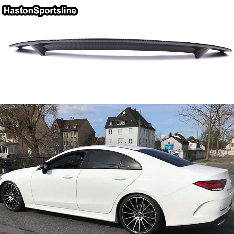 Автомобильный задний спойлер W257 из углеродного волокна для Mercedes Benz C257 CLS 2018