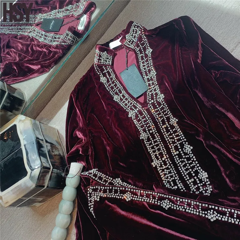 【HSY】2019 осень новый высококачественный византийский аристократический женский