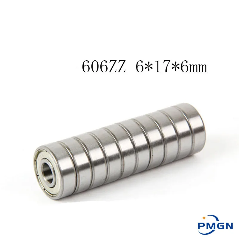 Бесплатная доставка 10 шт./лот ABEC-5 606ZZ 606 ZZ 6x17x6 мм Мини шариковый подшипник высокого