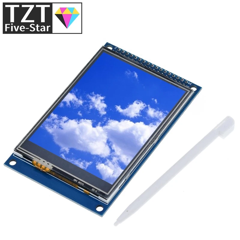 Сенсорный ЖК-экран TZT 3 2 дюйма TFT модуль дисплея Ultra HD 320X240 ILI9341 для Arduino дюймов 320240