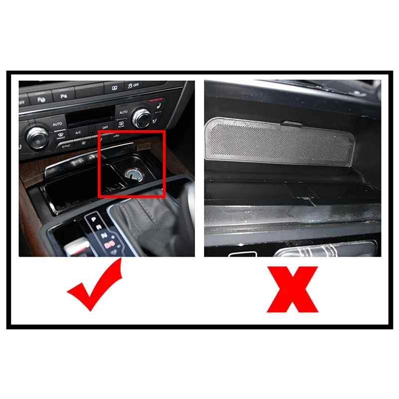 car qi wireless charging phone charger charging plate accessories for audi a6 c7 rs6 a7 2012 2013 2014 2015 2016 2017 2018 free global shipping