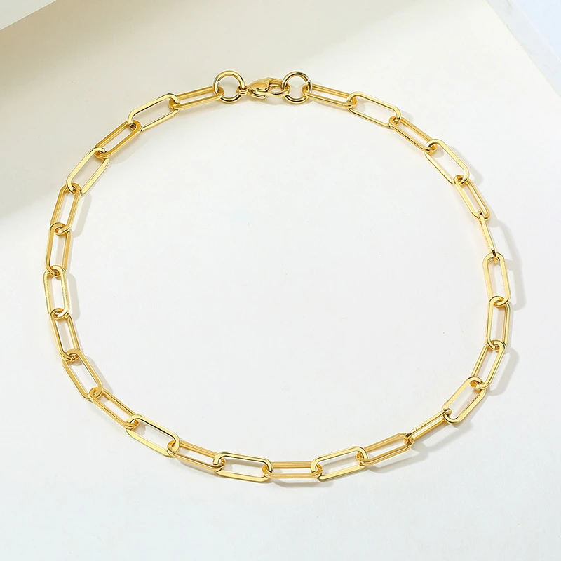 Vnox модные кубинские ожерелья Майами для женщин золотого цвета из нержавеющей