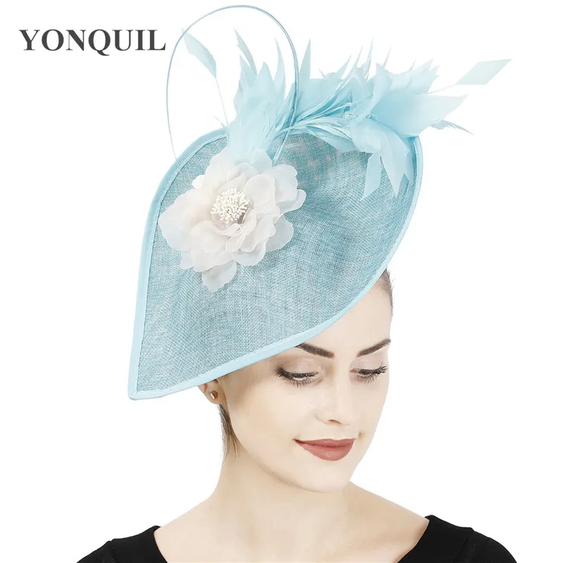 

Vintage Church Fascinators Hats Women Big Hats Kentucky Derby Wedding Headwear Veils Accessories Bridal Ladies Days Headpiece