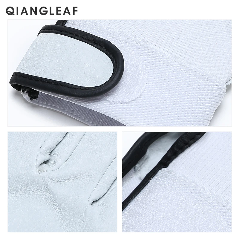 QIANGLEAF брендовые защитные рабочие перчатки, защитные перчатки, кожаные ультратонкие парусиновые перчатки для садоводства и велоспорта, 510