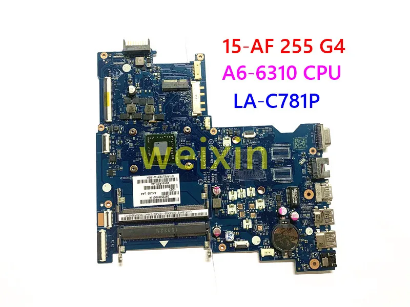 Для HP 15 AF 255 G4 series Материнская плата для ноутбука 814611 001 501 Φ CPU 100% работает