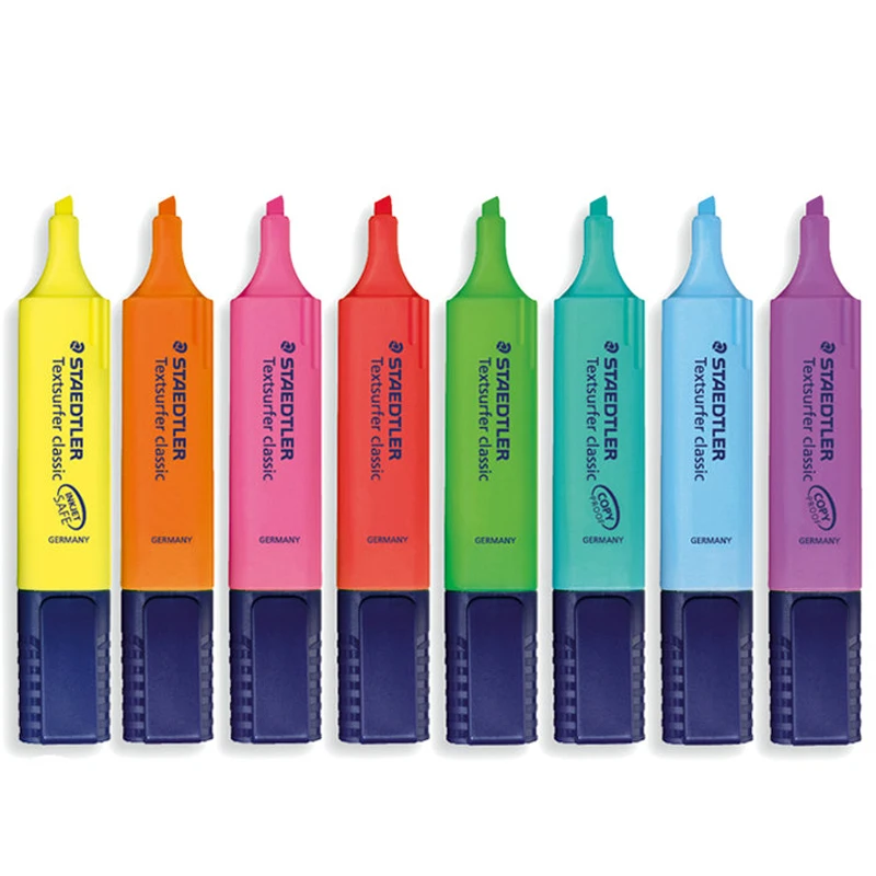 Розовые ручки-хайлайтеры STAEDTLER Textsurfer классические ультрамягкие наконечники с