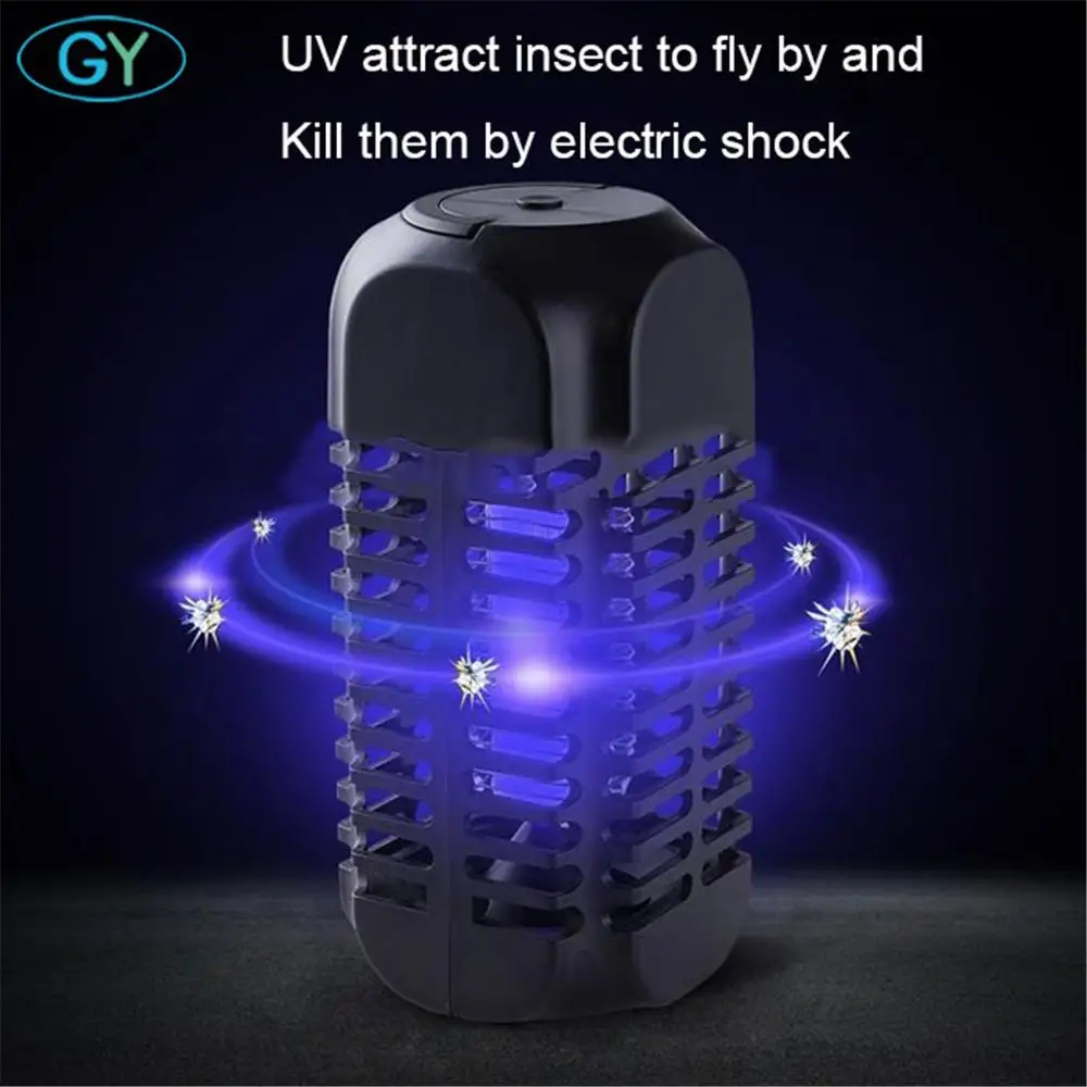 2 Вт DC5V USB питание электронный москитный убийца лампа черный белый Крытый