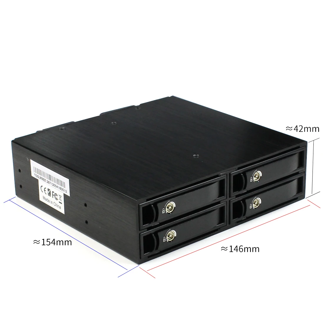 TOOLFREE 2 5 дюймов 4 bay SATA/жесткий диск SAS HDD Extraction Box SSD 6 Гбит/с кабелем SATA Поддержка 5-15