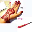 1 шт. натуральная профессиональная татуировка паста для рисования хна шишки чернила Mehandi чернила для татуировок Временная водостойкая Татуировка боди-арт Краска