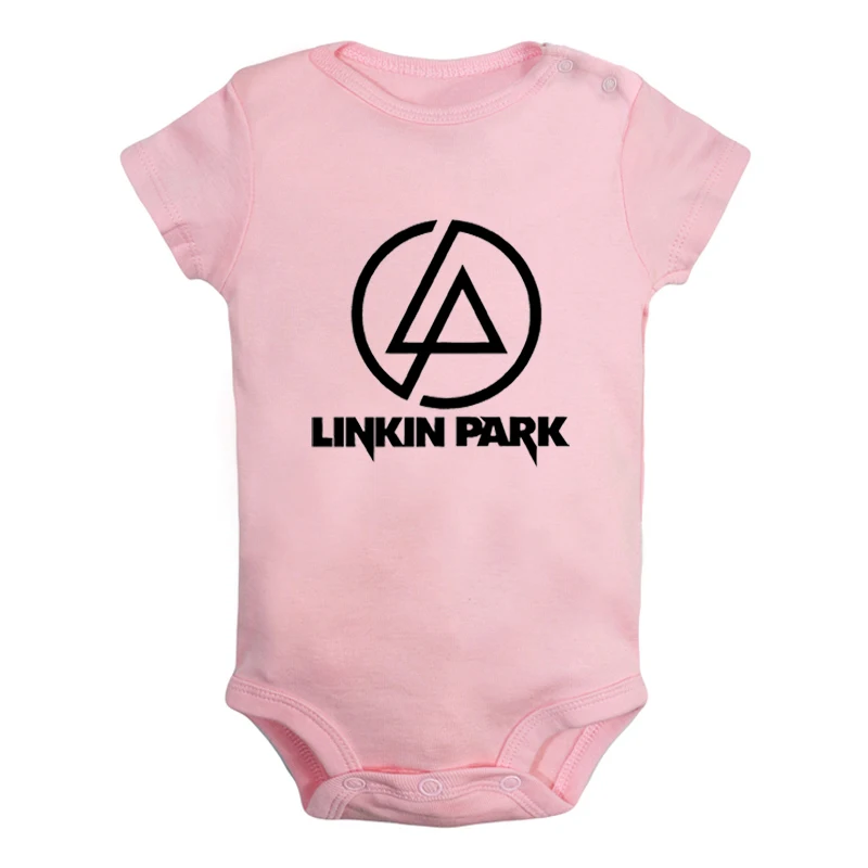 JcBaby2146PD Забавные популярные комплекты одежды для новорожденных мальчиков и девочек в стиле Linkin Park Symbol LP; комбинезон с принтом; боди для младенцев; комплекты одежды из хлопка - Цвет: JcBaby2146PD