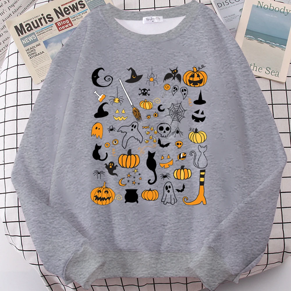 

2021 толстовки для мужчин Хэллоуин, Модный пуловер в стиле хип-хоп с круглым вырезом, уличная одежда, повседневная мужская толстовка большого ...