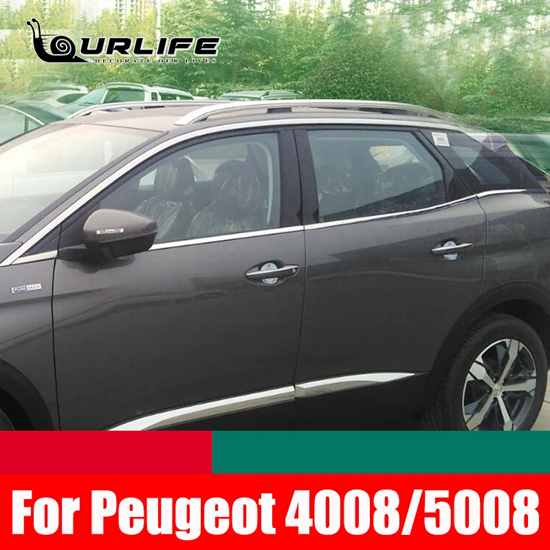 Для Peugeot 4008 5008 2017 2018 2019 Высокое качество нержавеющая сталь украшение для стекла