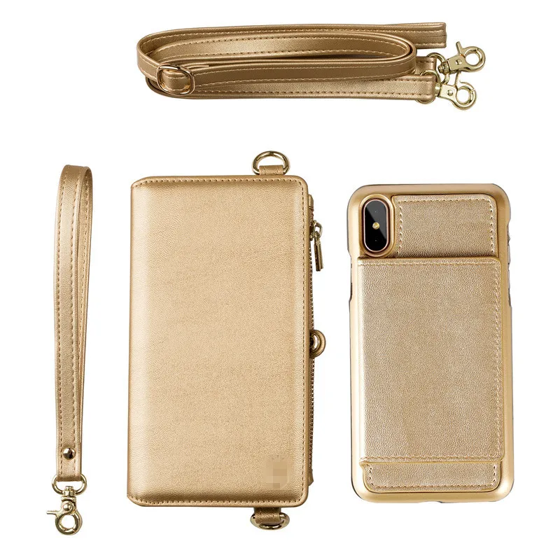 

Suitable for iPhone 12 mobile phone shell Apple 11 Pro max creative leather case wallet XS protective cover female messenger bag