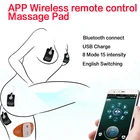 Беспроводное приложение, Электростимуляция мышц, массажные подушечки, Анальная пробка, кольцо для пениса, Электрический БДСМ удар, сексуальное Электростимуляция пениса